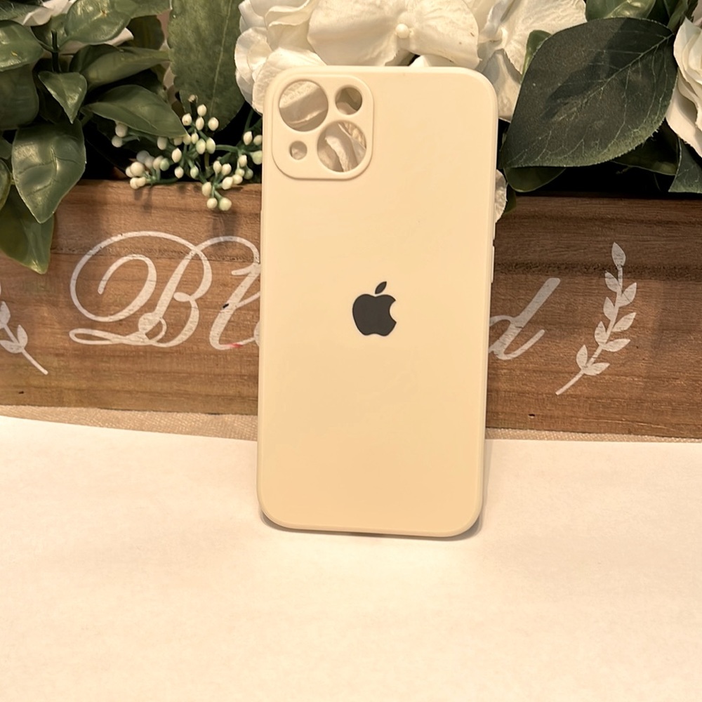 iPhone 13 white soft silicone case